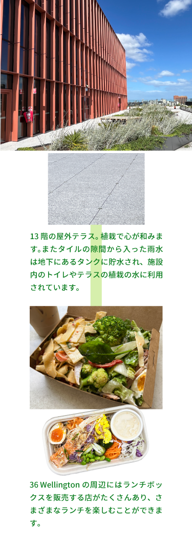6.気のよい日は屋外テラスでランチ