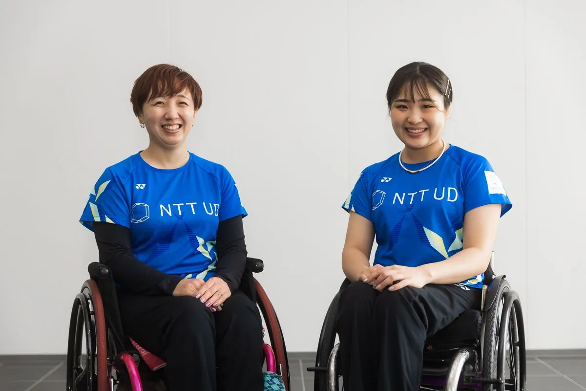 パラバドミントン選手